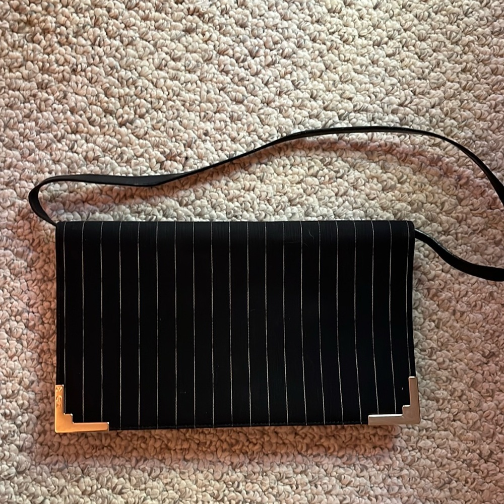 Escada Pinstripe Bag
